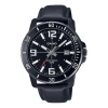 Casio Men's  Dress Series Classic Minimalistic Exquisite Fashion Watch 45mm 50m Waterproof Strap Mens In Black