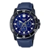 Casio Men's  Dress Series Classic Minimalistic Sports 45mm Waterproof Strap Mens Blue Analog