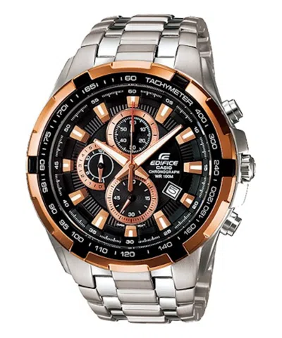 Pre-owned Casio Men's  Edfice Ef539d1a5 Watch In Stainless Steel In Silver