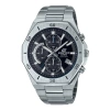 Casio Men's  Edifice 100 Meter Waterproof Watch Stainless Steel Strap Mens Silver Analog