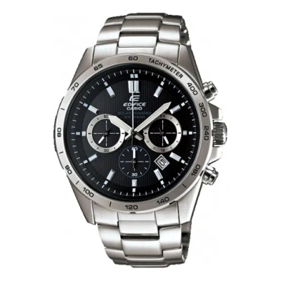 Casio Men's  Edifice Black Waterproof Watch Mens In Orange