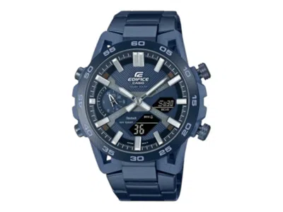 Pre-owned Casio Men's  Edifice Ecb2000cb2a Watch In Stainless Steel