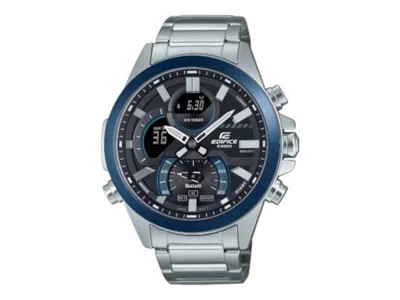 Pre-owned Casio Men's  Edifice Ecb30db1a Watch In Stainless Steel In Silver