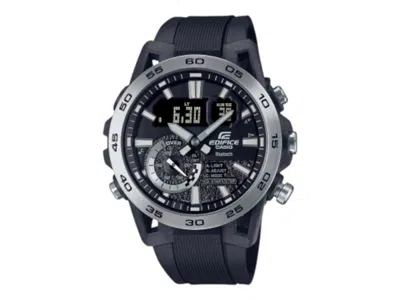Pre-owned Casio Men's  Edifice Ecb40p1a Watch In Stainless Steel