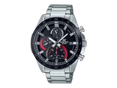 Pre-owned Casio Men's  Edifice Efr571db1a1 Watch In Stainless Steel