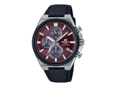 Pre-owned Casio Men's  Edifice Efss630bl5a Watch In Stainless Steel In Silver