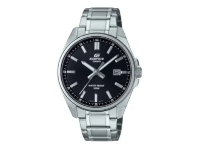 Pre-owned Casio Men's  Edifice Efv150d1a Watch In Stainless Steel In Silver