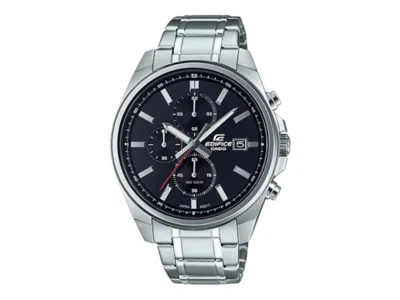 Pre-owned Casio Men's  Edifice Efv610d1a Watch In Stainless Steel In Silver
