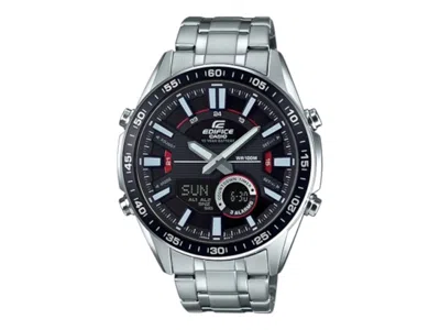 Pre-owned Casio Men's  Edifice Efvc100d1a Watch In Stainless Steel