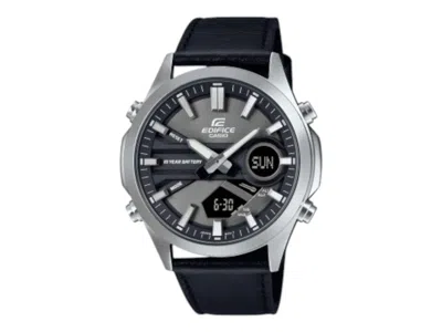 Pre-owned Casio Men's  Edifice Efvc120l8a Watch In Stainless Steel