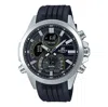 Casio Men's  Edifice Series 2022 Luminous Stainless Steel Strap Watch Mens In Black