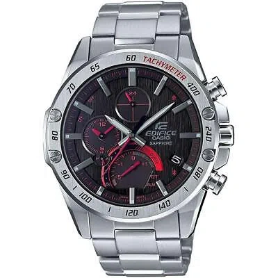 Pre-owned Casio Men's  Edifice Super Slim Stainless Steel Chronograph Smartphone Link