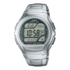 Casio Men's  Fashion Casual Stainless Steel Strap Quartz Stopwatch Business Watch Mens Silver Digital In Metallic