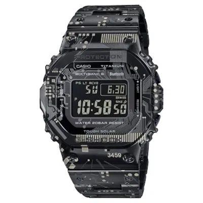 Pre-owned Casio Men's  Full Metal 5000 Series Gmwb5000tcc1 Watch In Titanium In Silver