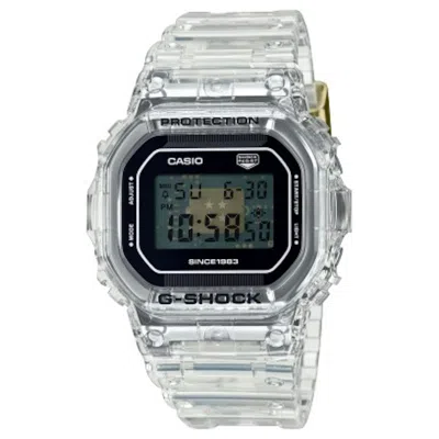 Pre-owned Casio Men's  Gshock 40th Anniversary Clear Remix Dw5040rx7 Watch In Resin In Brown