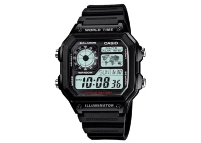 Pre-owned Casio Men's  Gshock Ae1200wh1a Watch In Resin In Brown