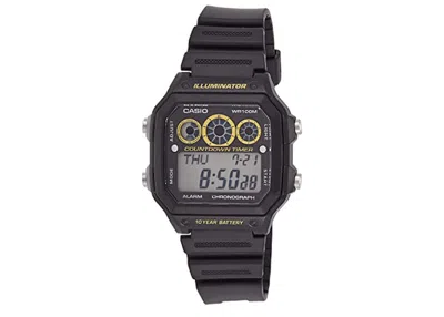 Pre-owned Casio Men's  Gshock Ae1300wh1a Watch In Resin In Brown
