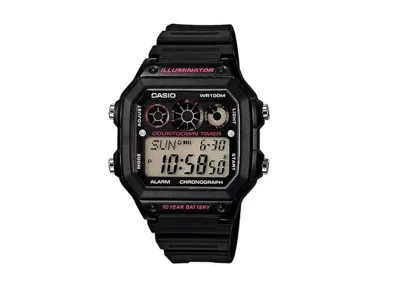 Pre-owned Casio Men's  Gshock Ae1300wh1a2 Watch In Resin