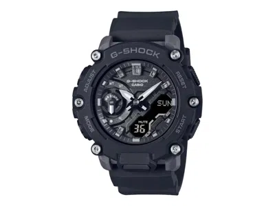 Pre-owned Casio Men's  Gshock Anadigi Gmas22001a Watch In Resin In Brown