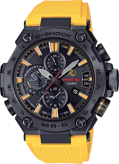 Pre-owned Casio Men's  Gshock "bruce Lee 80th" Mrgg2000bl9a Watch In Titanium