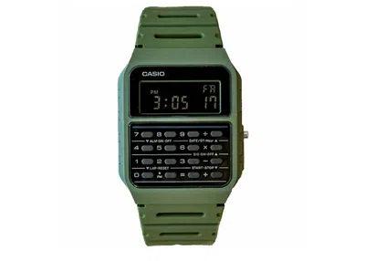 Pre-owned Casio Men's  Gshock Data Bank Ca53wf3b Watch In Resin In Brown