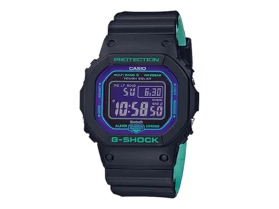 Pre-owned Casio Men's  Gshock Digital 5600 Series Gwb5600bl1 Watch In Resin
