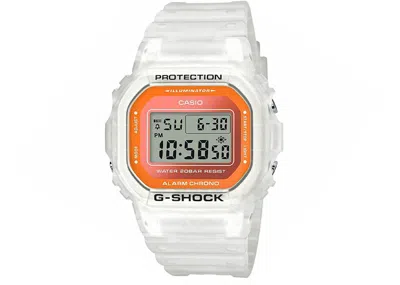 Pre-owned Casio Men's  Gshock Dw5600ls7 Watch In Resin In Brown