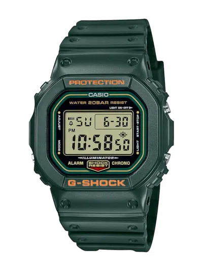 Pre-owned Casio Men's  Gshock Dw5600rb3 Watch In Resin In Brown