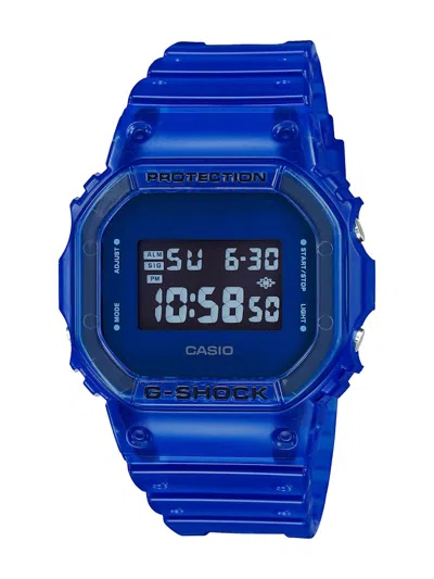 Pre-owned Casio Men's  Gshock Dw5600sb2 Watch In Resin In Brown