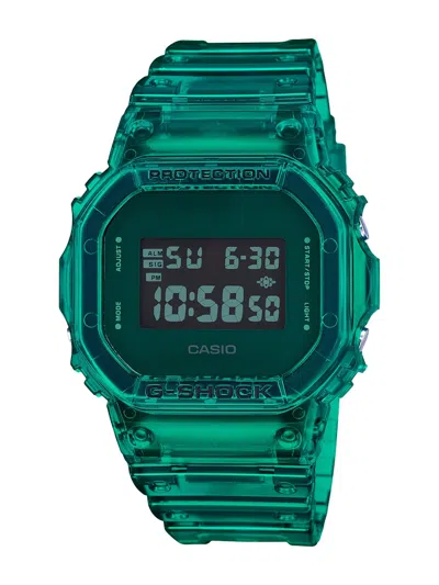 Pre-owned Casio Men's  Gshock Dw5600sb3 Watch In Resin In Brown