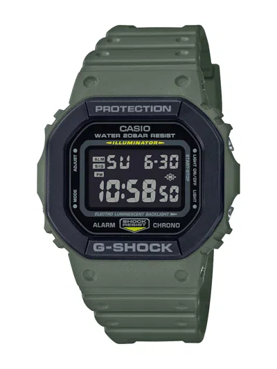 Pre-owned Casio Men's  Gshock Dw5610su3 Watch In Resin In Brown