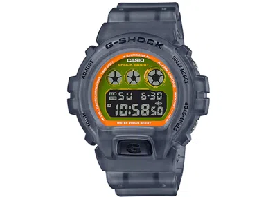 Pre-owned Casio Men's  Gshock Dw6900ls1 Watch In Resin