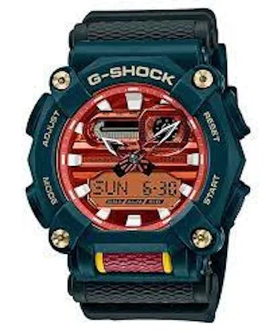 Pre-owned Casio Men's  Gshock Far East Pop Series Ga900dbr3a Watch In Resin In Brown