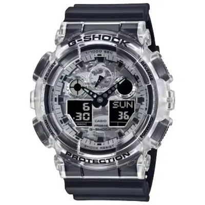 Pre-owned Casio Men's  Gshock Ga100skc1a Watch In Resin In Brown
