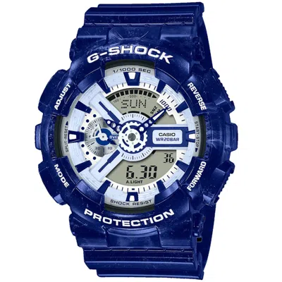 Pre-owned Casio Men's  Gshock Ga110bwp2a Watch In Stainless Steel