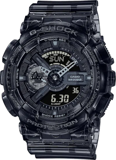 Pre-owned Casio Men's  Gshock Ga110ske8a Watch In Resin In Brown