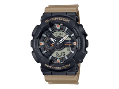 Pre-owned Casio Men's  Gshock Ga110tu1a5 Watch In Stainless Steel In Silver