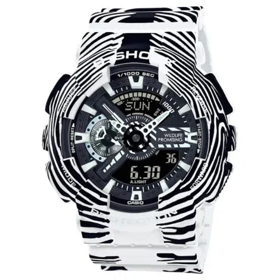 Pre-owned Casio Men's  Gshock Ga110wlp7ajr Watch In Resin In Brown
