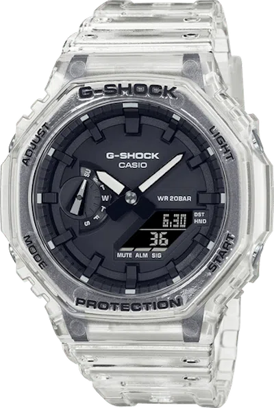 Pre-owned Casio Men's  Gshock Ga2100ske7a Watch In Resin In Brown