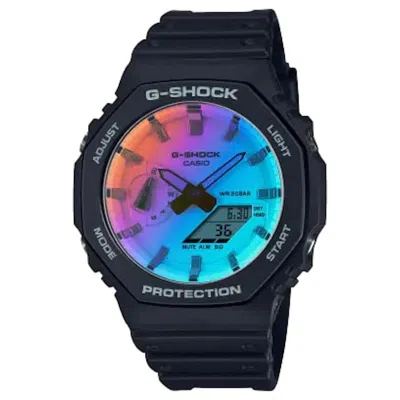 Pre-owned Casio Men's  Gshock Ga2100sr1a Watch In Resin