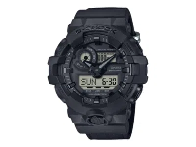 Pre-owned Casio Men's  Gshock Ga700bce1a Watch In Stainless Steel In Silver