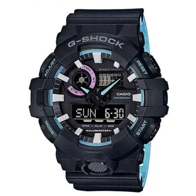 Pre-owned Casio Men's  Gshock Ga700pc1a Watch In Resin In Brown