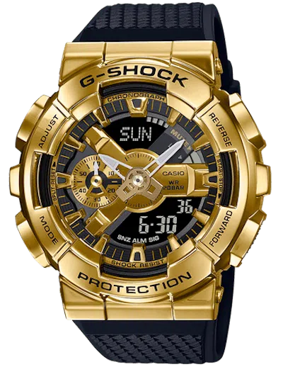 Pre-owned Casio Men's  Gshock Gm110g1a9 Watch In Stainless Steel