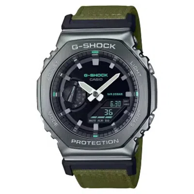 Pre-owned Casio Men's  Gshock Gm2100cb3a Watch In Stainless Steel In Silver