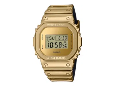 Pre-owned Casio Men's  Gshock Gm5600ymg9 Watch In Stainless Steel In Silver