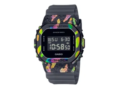 Pre-owned Casio Men's  Gshock Gm5640gem1e Watch In Stainless Steel In Silver