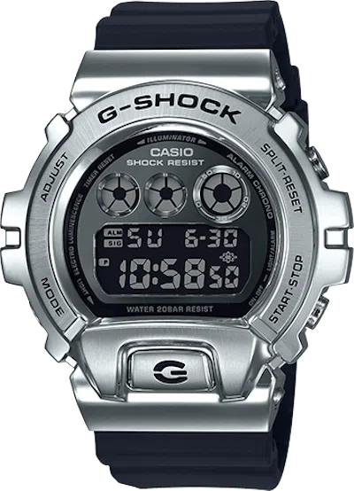 Pre-owned Casio Men's  Gshock Gm69001 Watch In Stainless Steel