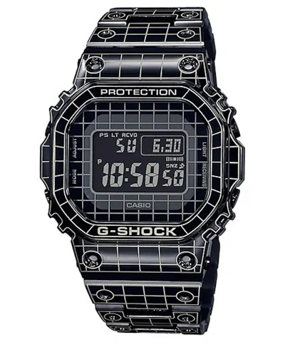 Pre-owned Casio Men's  Gshock Gmwb5000cs1 Watch In Stainless Steel In Silver