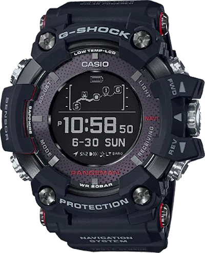 Pre-owned Casio Men's  Gshock Gprb10001 Watch In Resin In Brown