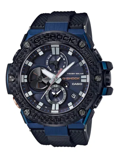 Pre-owned Casio Men's  Gshock Gsteel Gstb100xb2a Watch In Stainless Steel